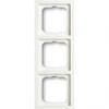 Cover Frame 3gang frame, future ®   linear, white matt