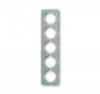 Cover frame 5gang frame, Impuls, Champagne metallic